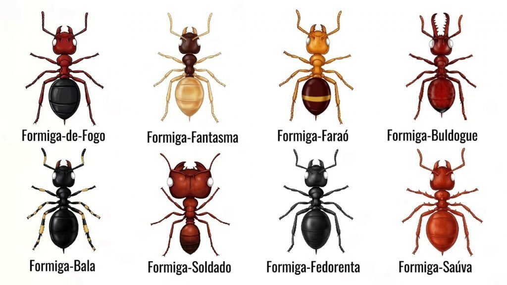Tipos de Formigas em Jaú - Principais Espécies Urbanas e Rurais